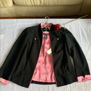 Black and Pink Women's Jacket by Perceptions